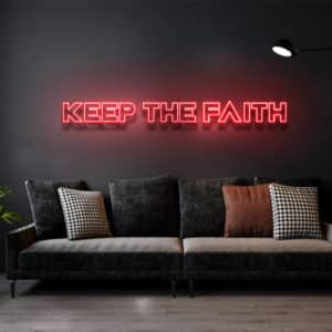 Keep the Faith - Led Flex Neon Sign