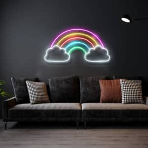 Two Clouds and Rainbow