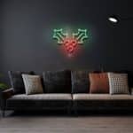 Christmas Holly LED Flex Neon Sign