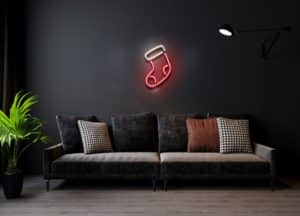 Christmas Stocking LED Flex Neon Sign