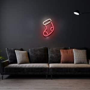 Christmas Stocking LED Flex Neon Sign