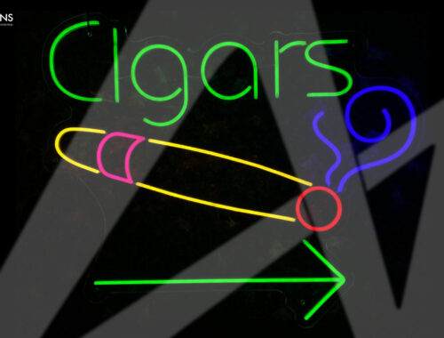 Cigars LED Flex Neon Sign