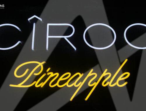 Ciroc Pineapple LED Flex Neon Sign