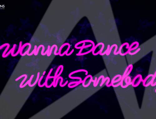 I Wanna Dance With Somebody LED Flex Neon Sign