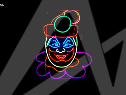 Killer Clown Neon Sign