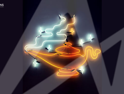 Magic Lamp Neon Art