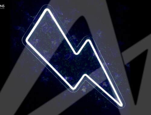 Lightning Bolt LED Flex Neon Sign