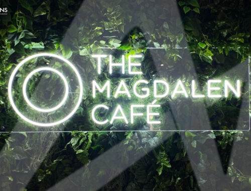 The Magdalen Cafe LED Flex Neon Sign