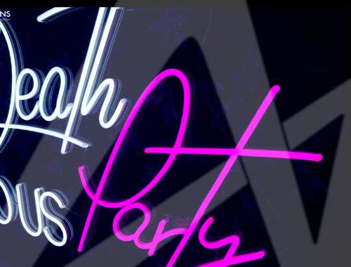 Til Death Do Us Party LED Flex Neon Sign